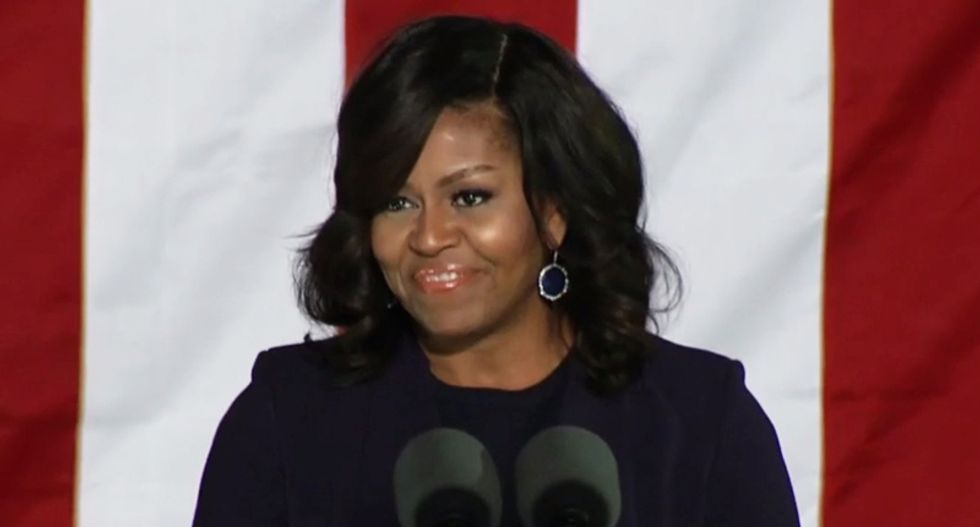 Michelle Obama: 'If we ...play around with a protest vote, Hillary's opponent wins. Period."
