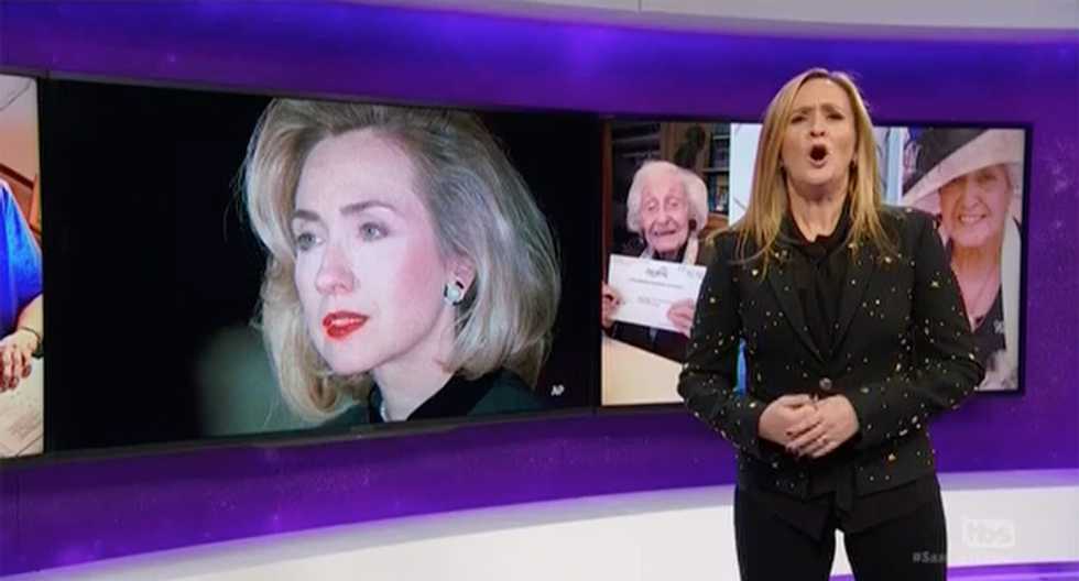 WATCH : Sam Bee makes hilarious last pitch for 'Hillary Goddamn Brilliant Badass Queen Beyoncé Rodham'