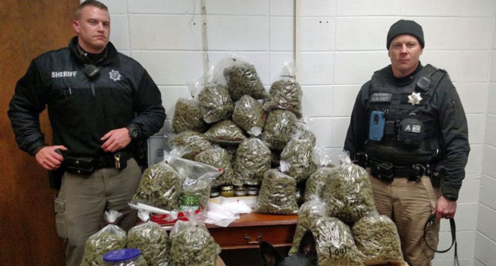 War on Christmas: Nebraska police arrest elderly couple and seize 60 lbs of marijuana 'gifts'