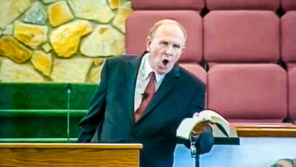 NC pastor comes unglued over coming gay weddings: 'You think Ebola is bad now, just wait!'