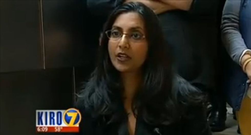 'I will tattoo a swastika on your head': Seattle councilwoman threatened after calling for Trump protests