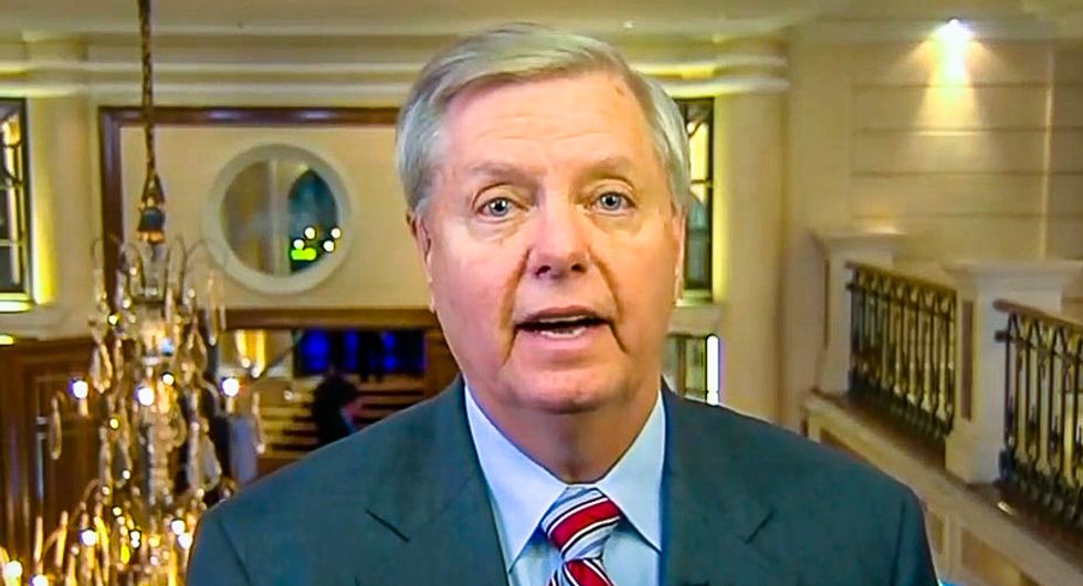 Lindsey Graham goes all-in on Trump talking points: 'It's better' for kids to have a border wall than new schools