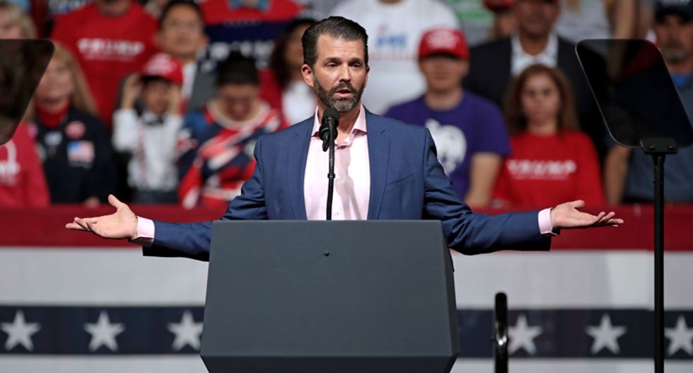 Trump Jr threatens to ‘scorn’ anyone who praises China -- hours before president heaps praise on China’s leadership