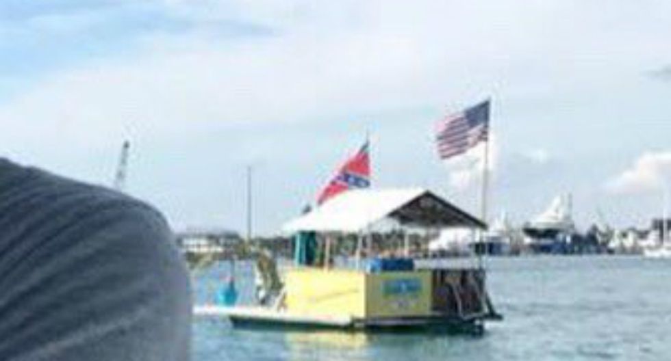 Ivanka Trump's holiday vacation photos include shot of a Confederate flag