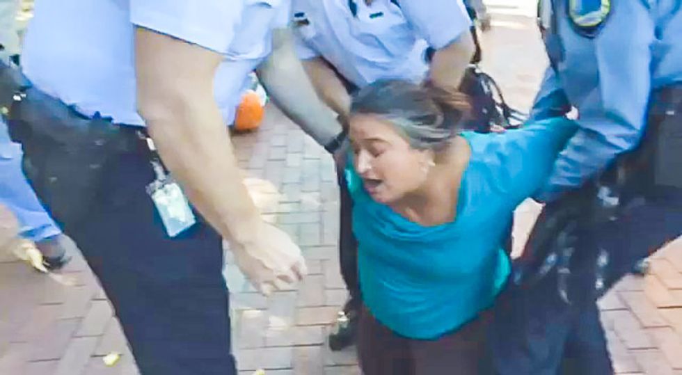 WATCH: St. Louis cops arrest protesters for smashing 'police brutality' pumpkins