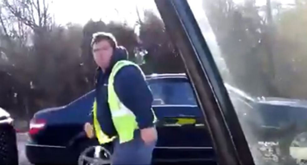WATCH: Black man remains remarkably calm as road-raging racist driver threatens to kill him