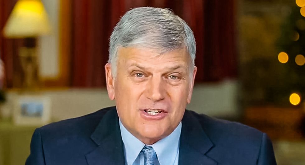 ‘Alleged Christian’ Franklin Graham gets scorched for his hypocritical praise of 'classiest first lady' Melania Trump