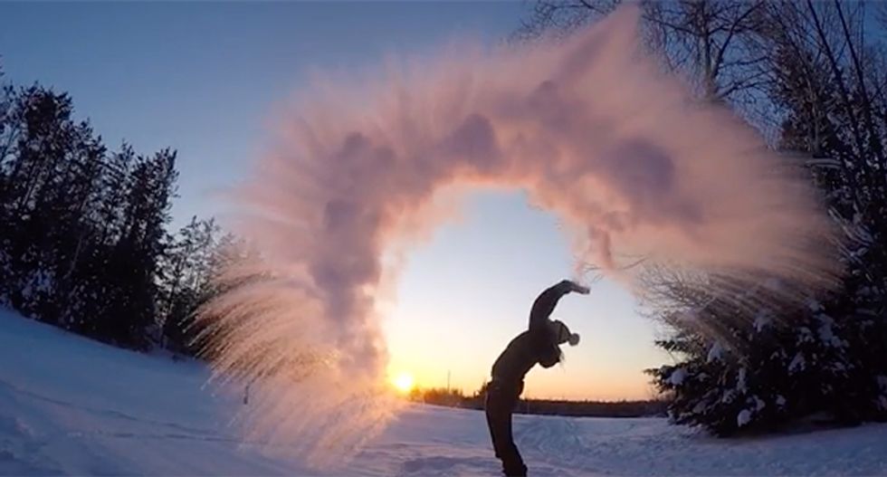 Here are 13 amazing videos of the Polar Vortex plunging the nation into frigid cold