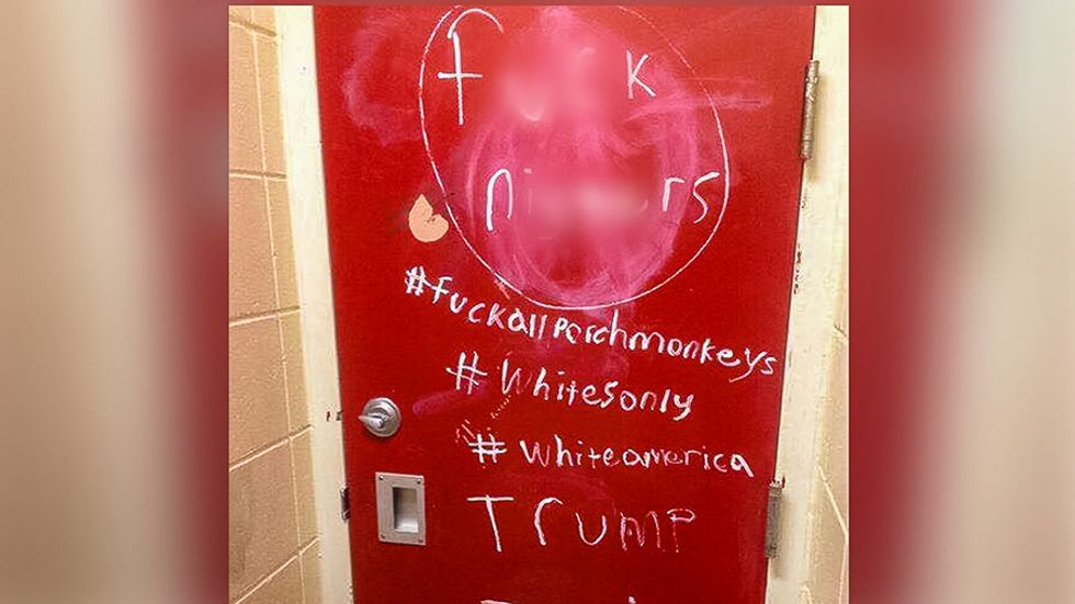'F*ck n****rs': Pro-Trump 'whites only' warning greets Minnesota students day after election