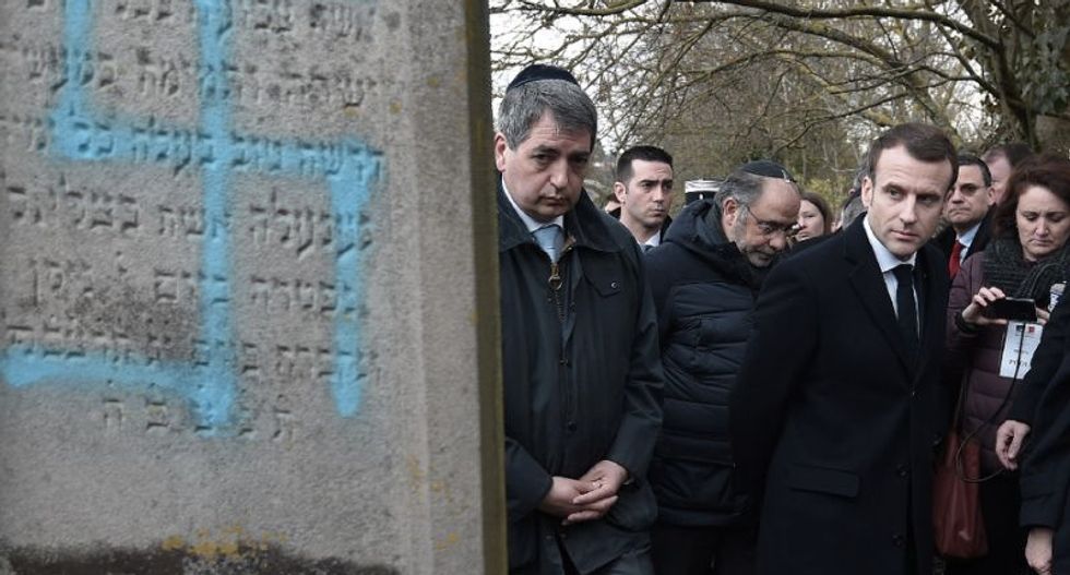 Anti-Semitism worst since WWII -- French president tells Jewish group