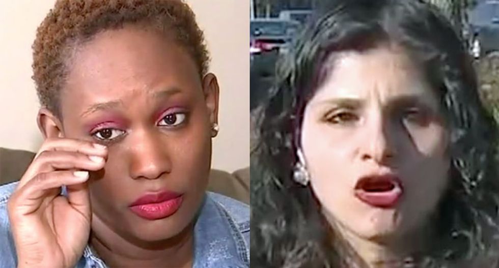 Woman busted calling Dollar Tree employee a 'black wh*re' in viral video insists she's 'too educated' to be racist