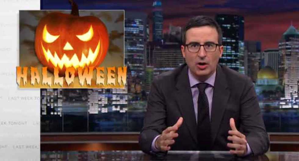John Oliver wants you to celebrate Halloween by trolling Big Sugar with #ShowUsYourPeanuts