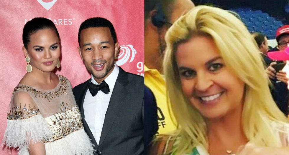 Twitter revokes the verification of a Pizzagate truther after she sent trolls after Chrissy Teigan and John Legend