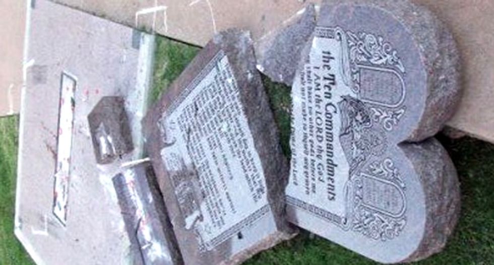 Man who destroyed Oklahoma 10 Commandments monument was devout Christian