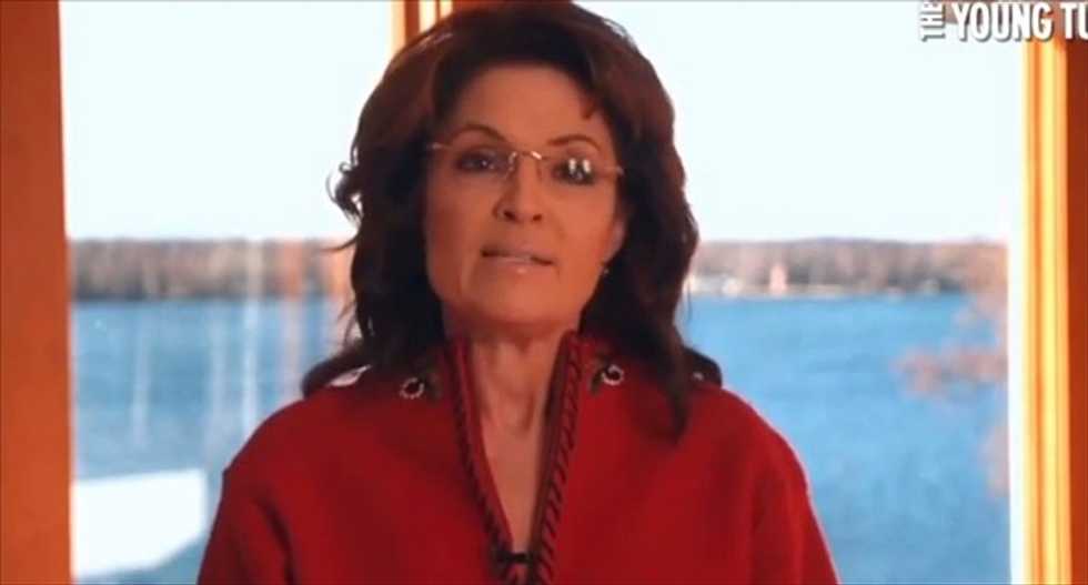 'Young Turks' rip 'moron' Sarah Palin for comparing climate change to eugenics