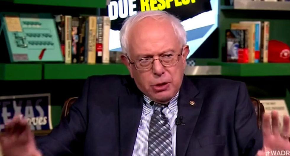 Watch Bernie Sanders mock Mark Halperin for making him read Seinfeld quotes