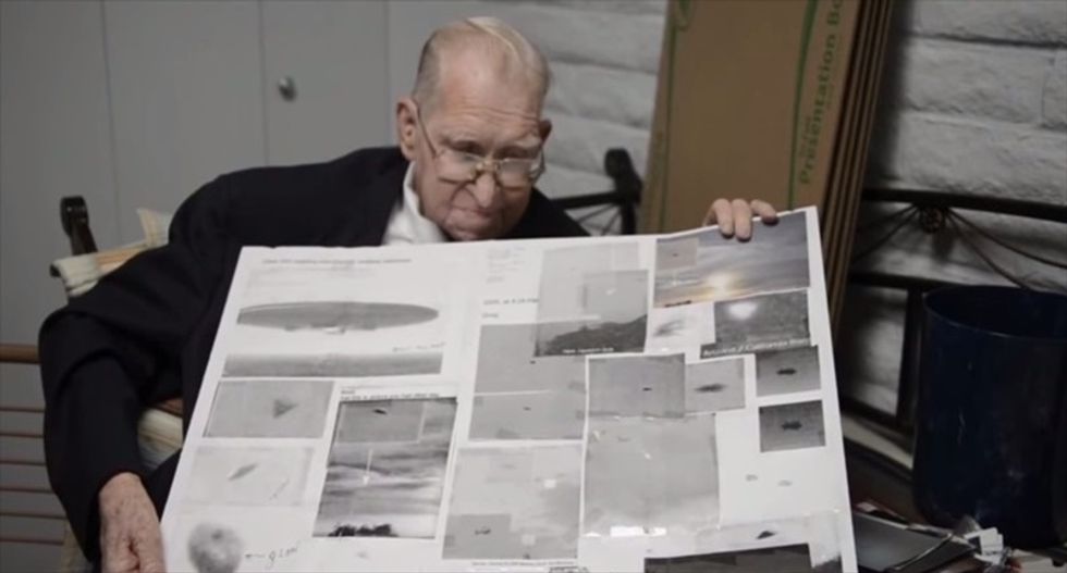 Claims of a deathbed confession about UFOs propel a video with more questions than answers