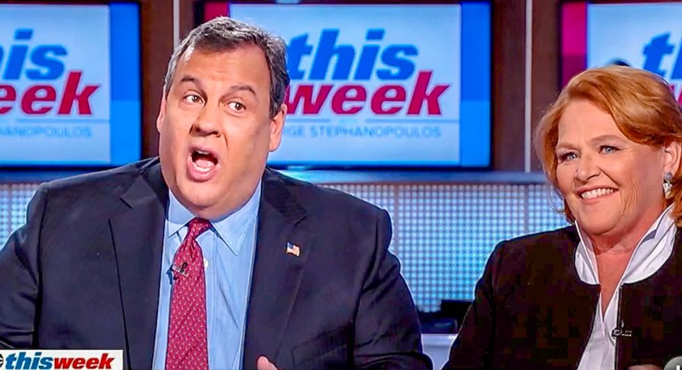Chris Christie moans as he's busted for lying about Kamala Harris: 'You know a thing or two about fanciful tales'