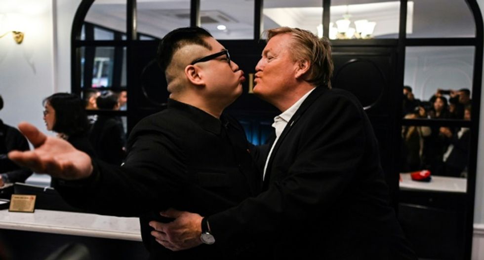 Scared of satire? Trump and Kim impersonators face trouble ahead of Vietnam summit