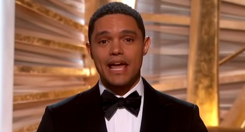 Trevor Noah's Wakanda routine at the Oscars included a hidden joke about white people