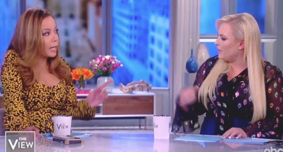 The View’s Sunny Hostin schools Meghan McCain after she angrily rants about Democrats supporting ‘infanticide’