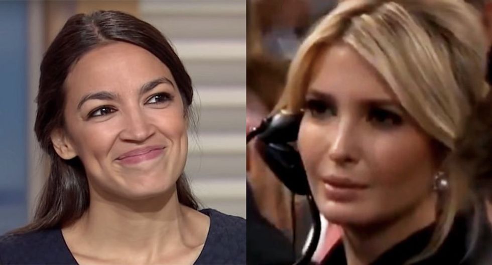 AOC fires back at Ivanka Trump in ongoing battle: 'I actually worked for tips and hourly wages in my life'