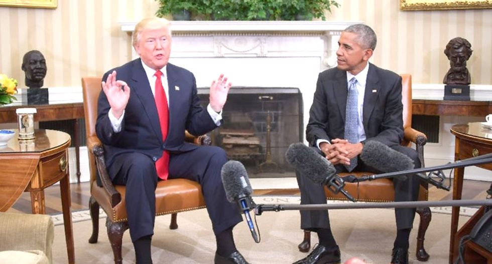 Trump goes on insane conspiratorial rant accusing Obama of being behind the 'corrupt' 2016 election