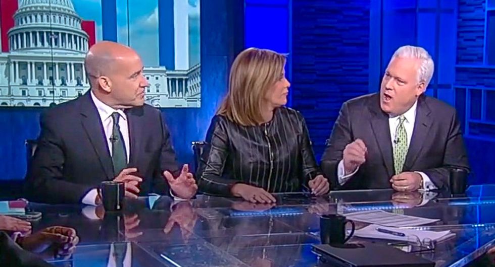 Pro-Trump pundit nearly comes across table at centrist GOPer: 'Are you calling me a liar?'