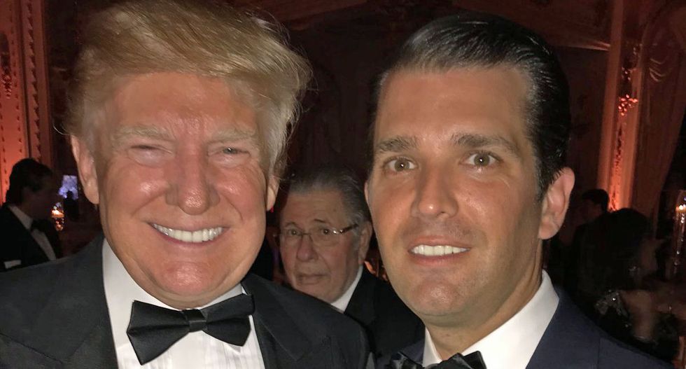 Trump lashes out and declares 2016 meeting between Don Trump Jr and Russians 'totally legal and done all the time'