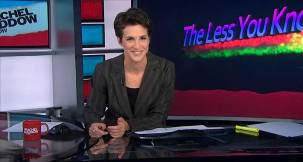 Rachel Maddow trolls Arizona Tea Partiers threatening to censor biology textbooks