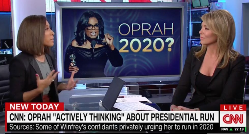 BET host Robin Thede calls out Trump for 'empowering racism' — and lauds Oprah for doing the opposite