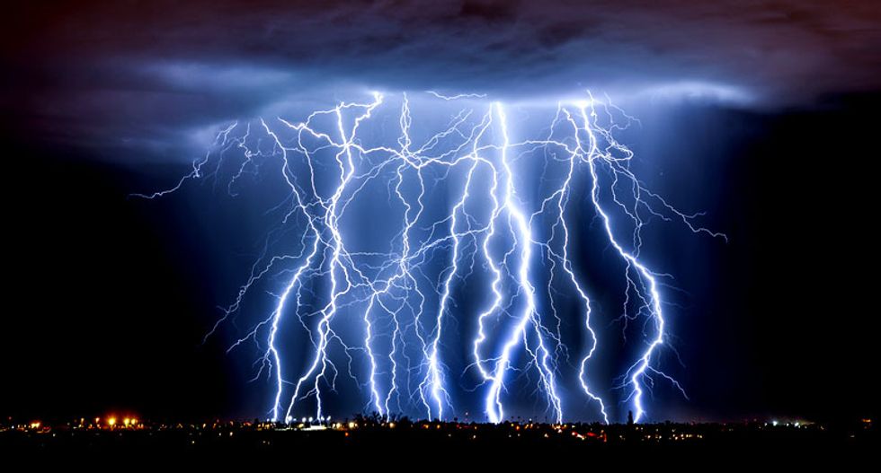 Lightning bolts are churning out antimatter all over planet Earth -- and powerful enough to set off nuclear reaction