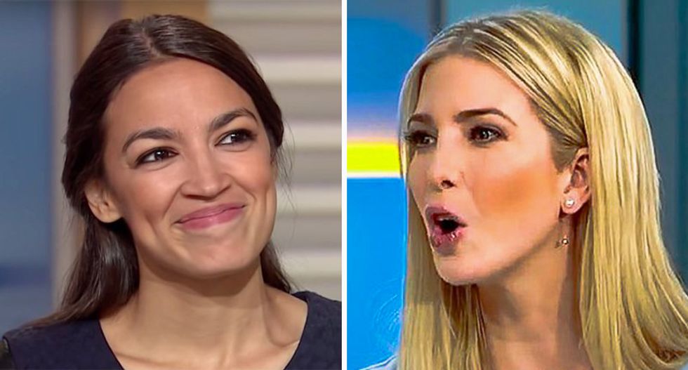 Scathing editorial slams 'entitled' Ivanka for lacking ‘self-awareness’ in her feud with AOC
