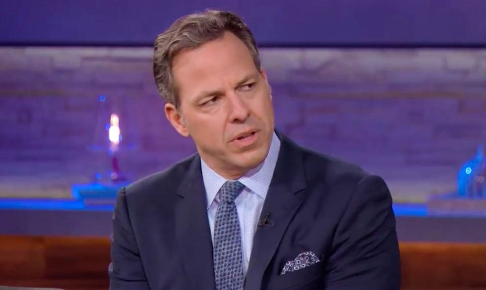 Vacationing Jake Tapper blasts CNN on Twitter for running anti-Semitic chyron on his show