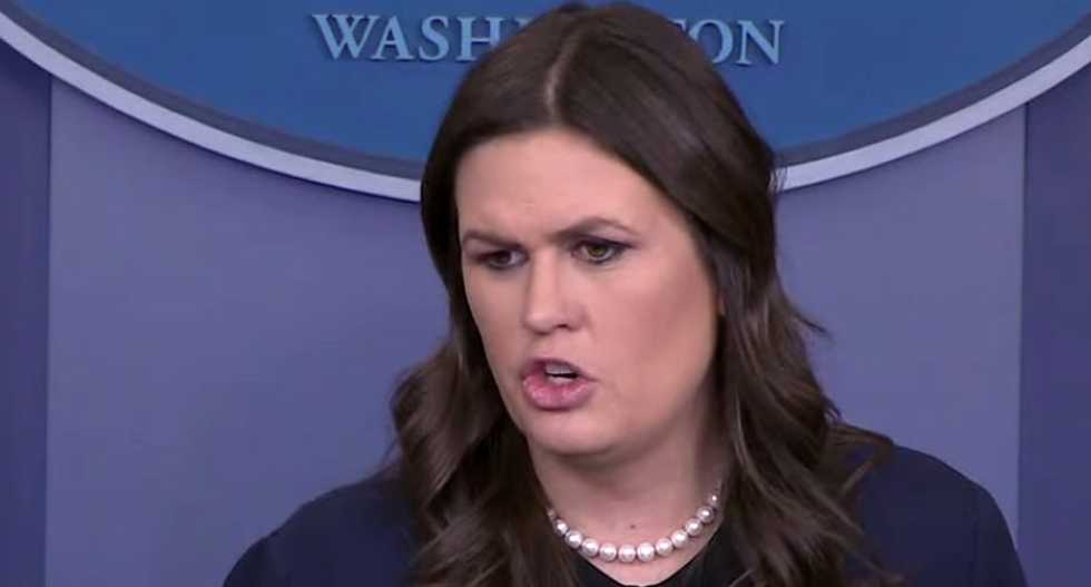 WATCH LIVE: Sarah Sanders finally conducts on-camera briefing -- two days after Tillerson firing and GOP loss in PA