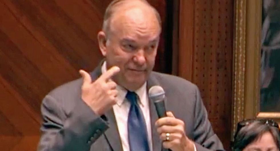 WATCH: Arizona GOPer accused of sexually harassing 9 women hijacks training session to make creepy jokes