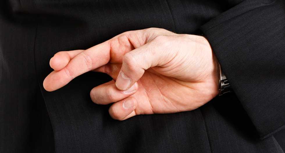Bankers will lie at the drop of a hat -- but only when they're at work: study
