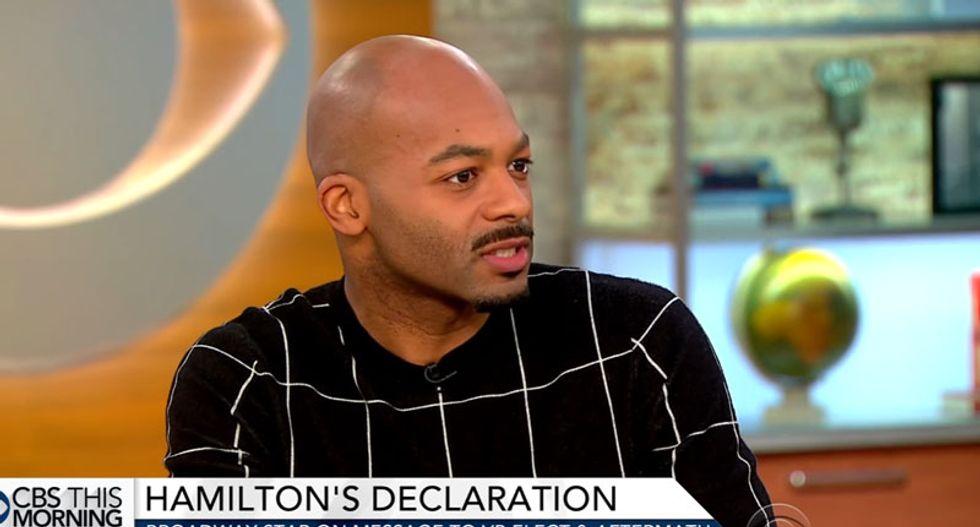 'Hamilton' actor says there is no reason to apologize to Pence: 'Conversation is not harassment'