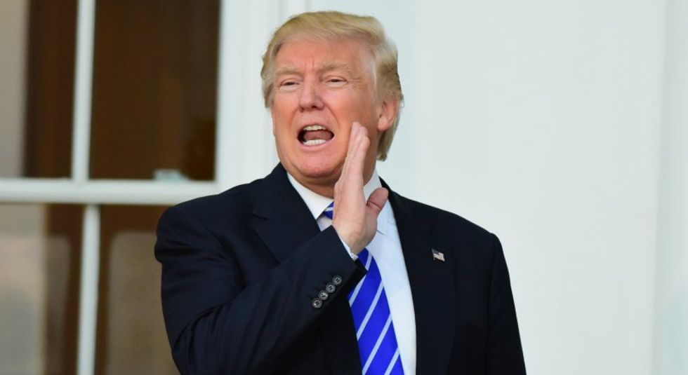 Here are 14 fake news stories created or publicized by Donald Trump