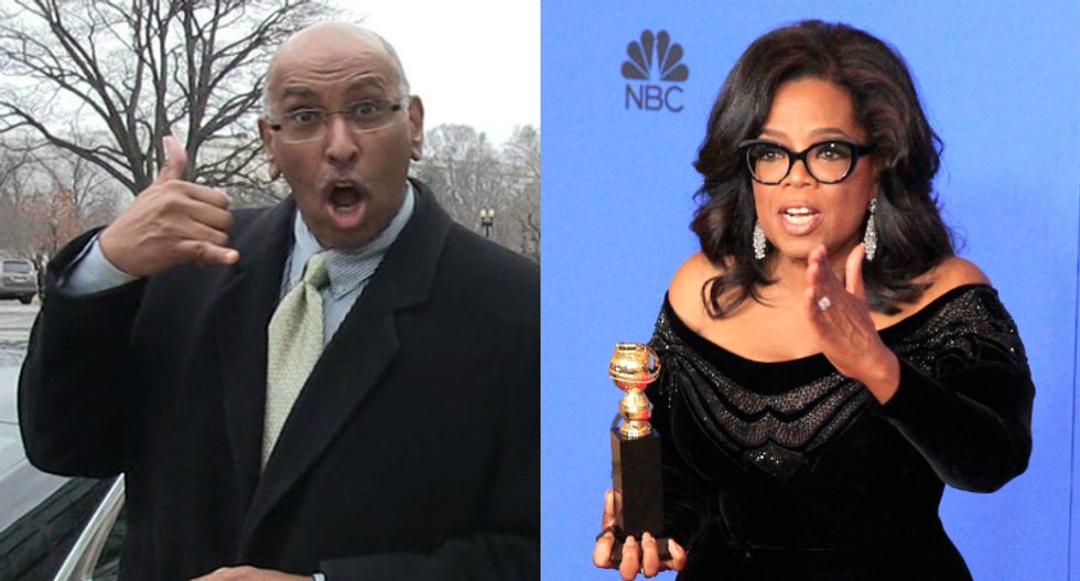 Ex-RNC chair Michael Steele isn't ruling out helping Oprah run for president in 2020: 'Call me!'