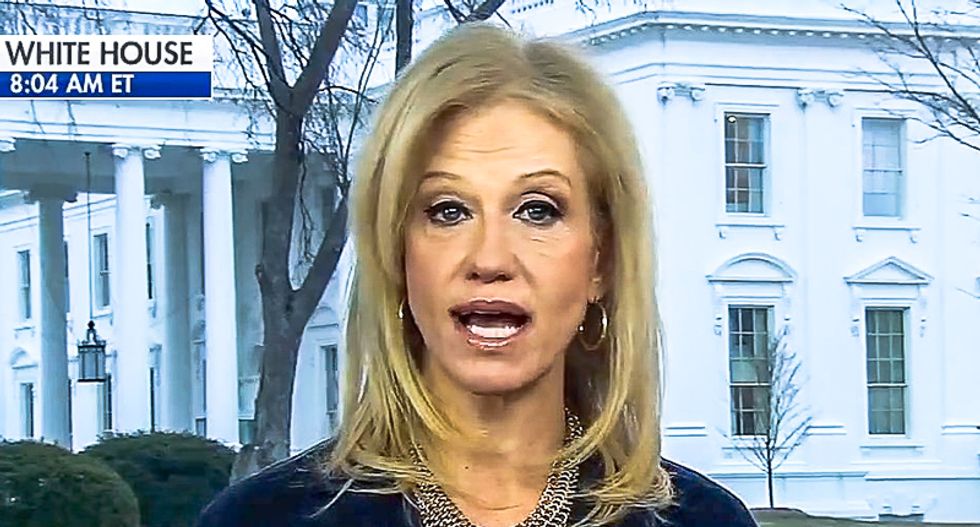 Kellyanne Conway loses it on Fox and claims she’s ‘forced to’ talk about ‘that woman’ Hillary Clinton