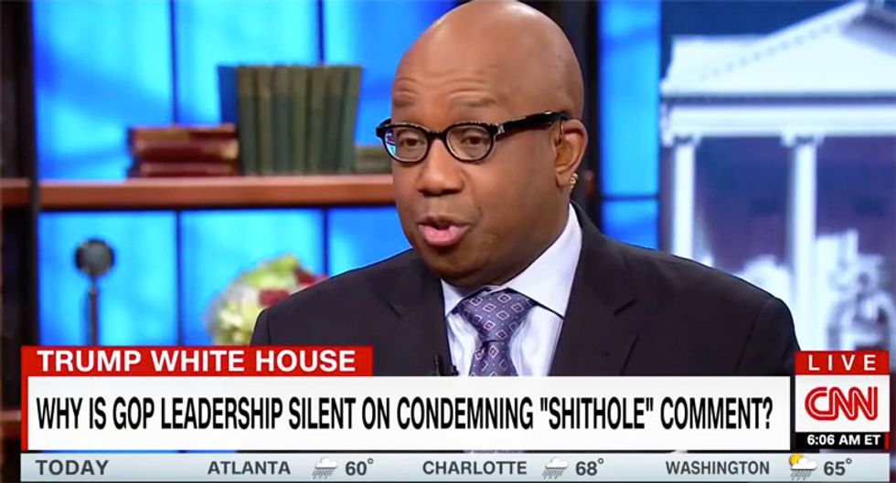 'Racist filth and toxic racist bile': CNN panel eviscerates Trump's appalling 'sh*thole' comments about immigrants