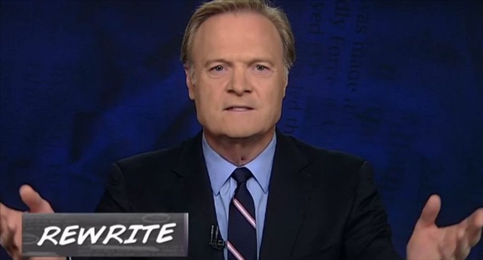 Lawrence O'Donnell fires back at Trump twitter rant: 'Are these the questions that a crazed guilty suspect asks?'