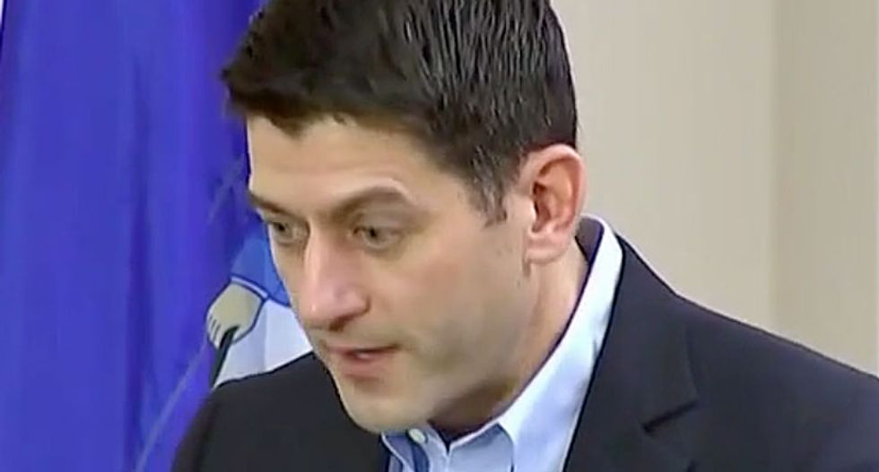 ‘Get out you treasonous hypocritical sociopath’: Internet destroys ‘Sh*thole Speaker Ryan’