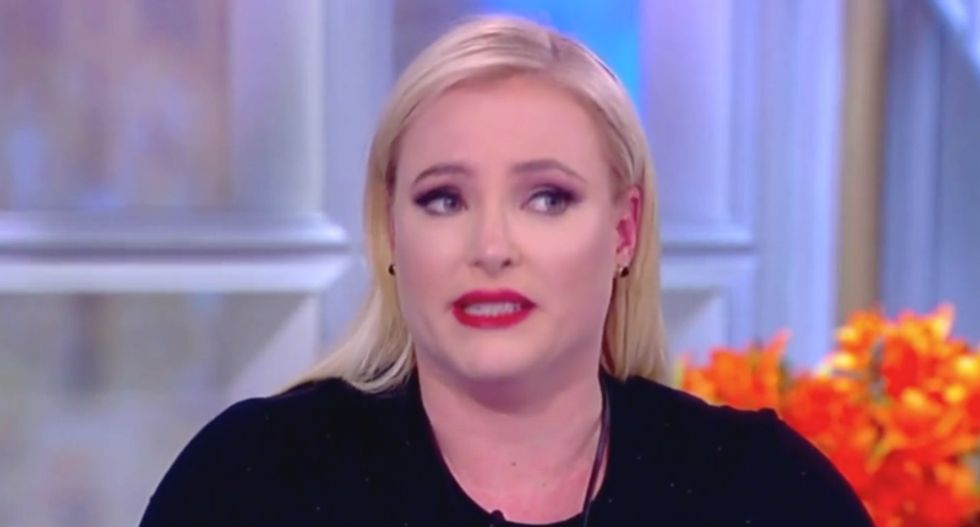 The View’s Meghan McCain breaks down in tears after panel destroys her party's 'selective outrage' about anti-Semitism