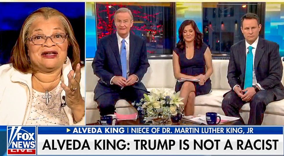 Fox & Friends uses MLK Day to have King's niece insist Trump isn't racist because black people have tax cuts