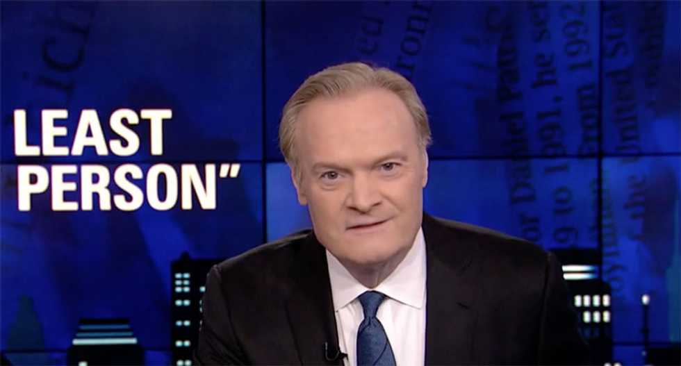 'Would a sane person ever say that?’: Lawrence O'Donnell nails why Trump's 'least racist' claim is the latest sign he's mentally unfit