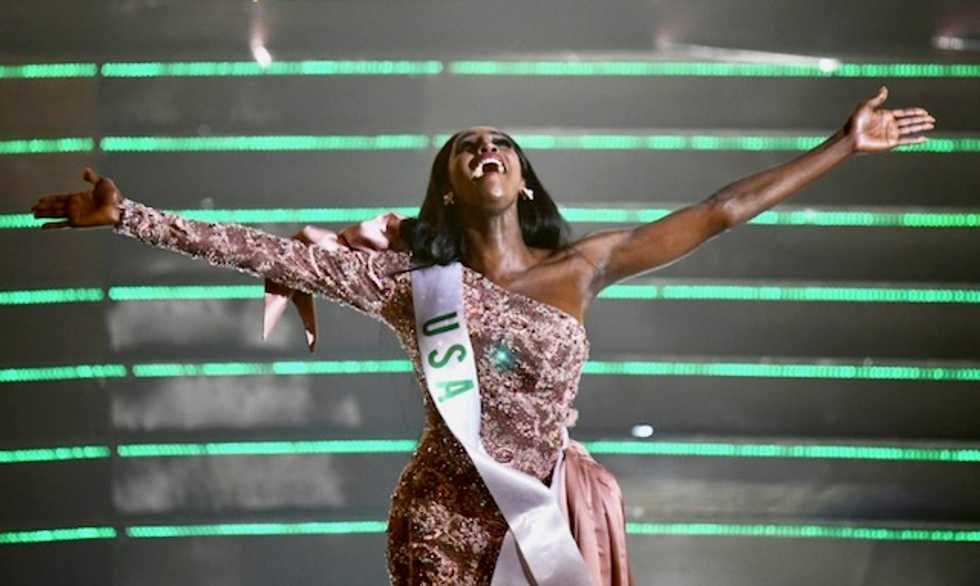 American crowned queen in Thai transgender pageant