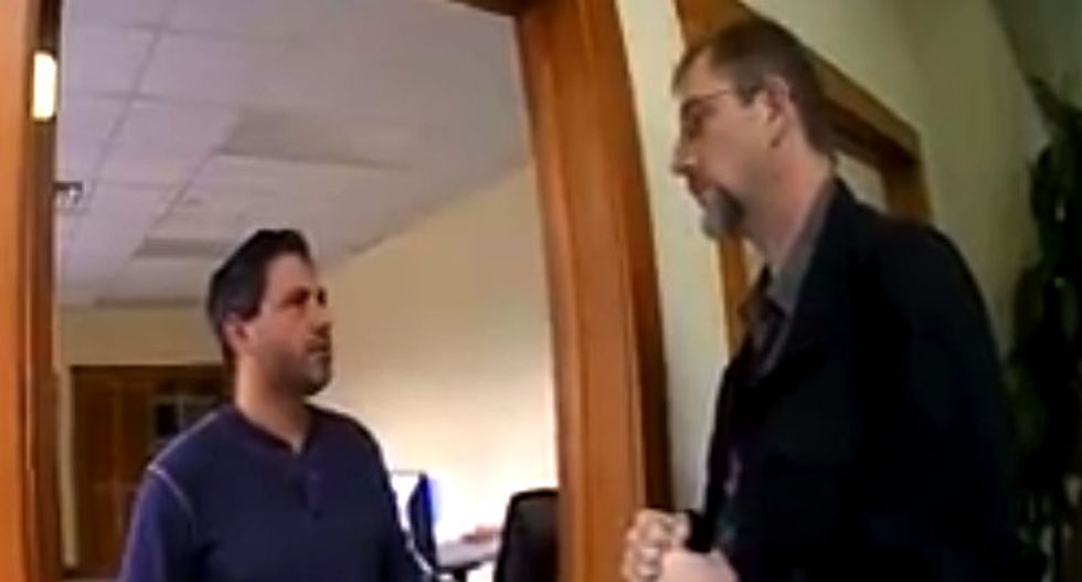 'We know it’s you': Watch as police confront Idaho man for littering town in neo-Nazi flyers
