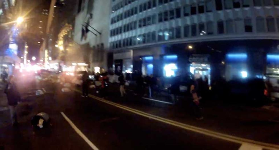 Watch: NYPD uses military-grade sonic weapon on Eric Garner protesters